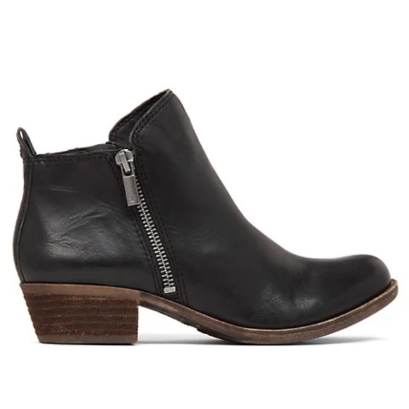 Like New Lucky Brand Basel Leather Booties - Picture 1 of 3